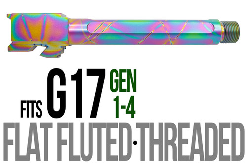 Fits Glock 17 9mm Match 5 Sided Flat Fluted Barrel in Python