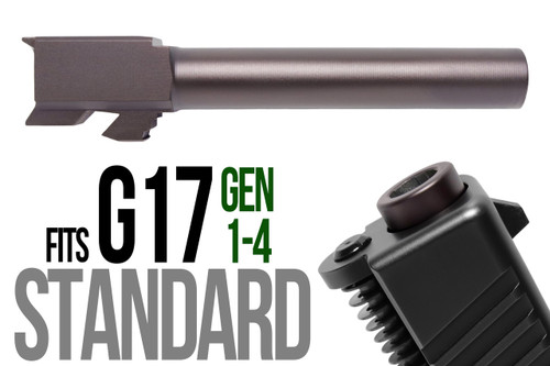 Fits Glock 17  9mm Match Barrel threaded in Plum