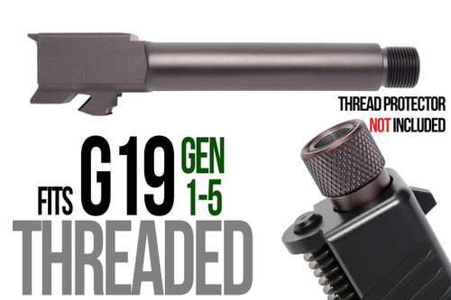 Fits Glock 17 9mm Match Grade Barrel Threaded in Chameleon