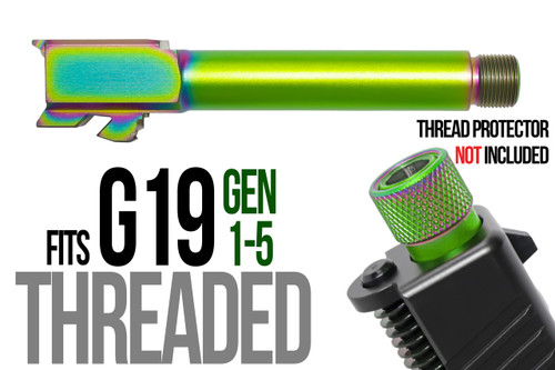 Fits Glock 17 GEN 5 Match Grade 9mm Barrel threaded