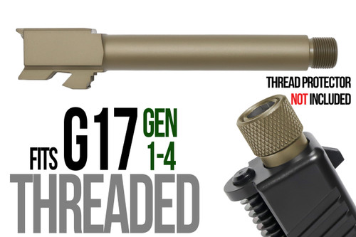 Fits Glock 17 New  9mm Match Grade Barrel in Dark Earth