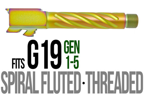 Fits Glock 17 New  9mm Match Grade Barrel in Gold