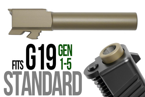 Fits Glock 19 9mm Flush Fit Barrel in Chameleon