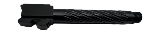 Fits Glock 19 9mm Match Chunky Spiral Fluted Barrel in Radio Active