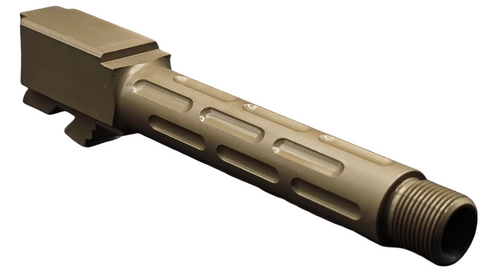 Fits Glock 19 9mm Match Titan 6 Series Threaded Barrel In Naked Stainless Steel
