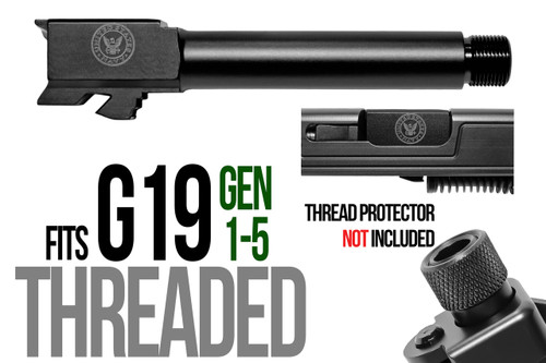 Navy Logo Combat Armory barrel Fits Glock 19 9mm Match Grade Barrel