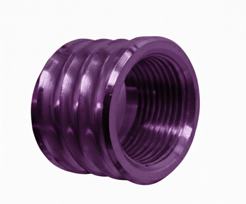 Thread Protector 1/2 x 28 (9mm & .357SIG) Knurled in Rose Gold